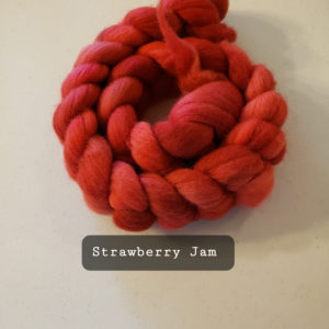 Corriedale "Strawberry Jam"